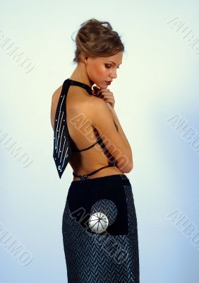 Portrait of the young blonde