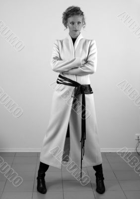 Portrait of the young blonde