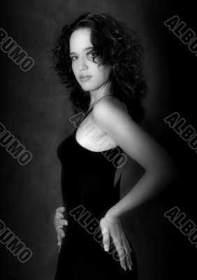 Portrait of the harmonous girl