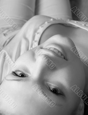 glamour girl. bw version.