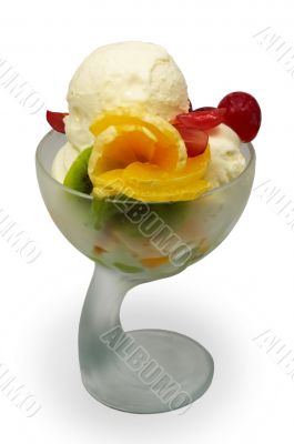 fruit ice cream