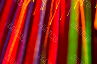 colored light motion blurs