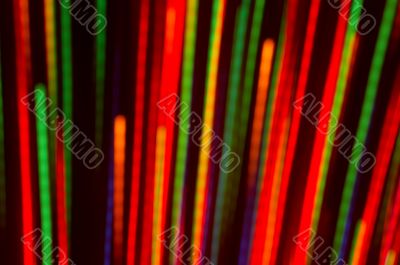 colored light motion blurs