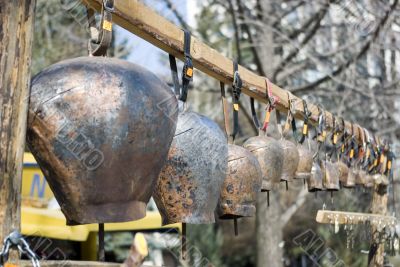 Bells in a row