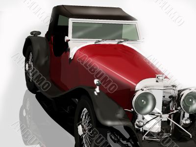 red automobile