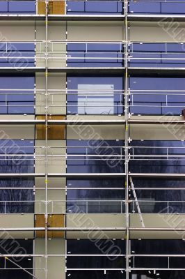 Detail of construction platform