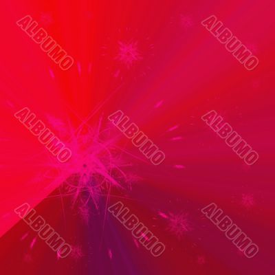 Pink background with abstract stars
