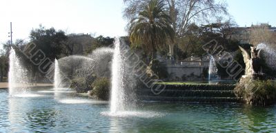 Barcelona. Park `De la Ciutadella`