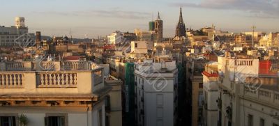 panorama of barcelona