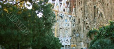 Barcelona. Cathedral sagrada Familia