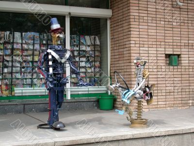 Police and driver