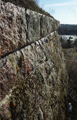 Wall of an ancient structure