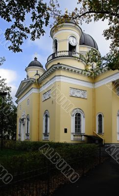 Fragment of ` Naval church ` in St.-Petersburg