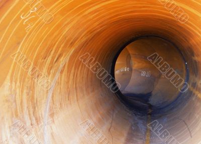 Fragment of a pipe for a gas main