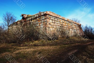 Ancient storehouse from granite blocks