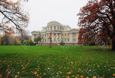 Autumn in old park