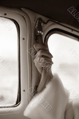 Glasses with champagne