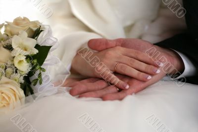 Newly-married couple