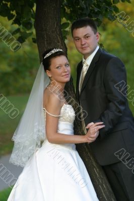 Newly-married couple