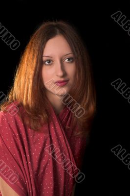 red-haired girl