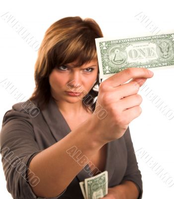 girl with money