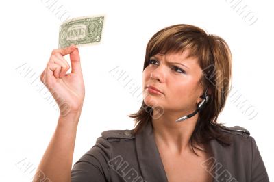 girl with money
