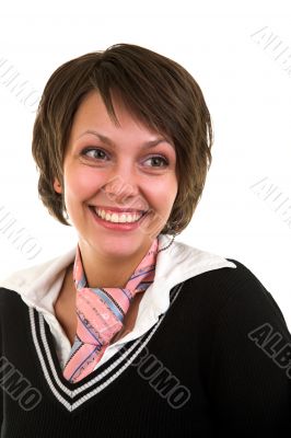 smiling woman