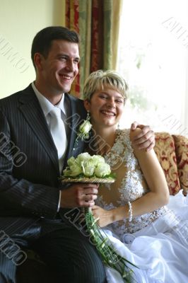 Newly-married couple