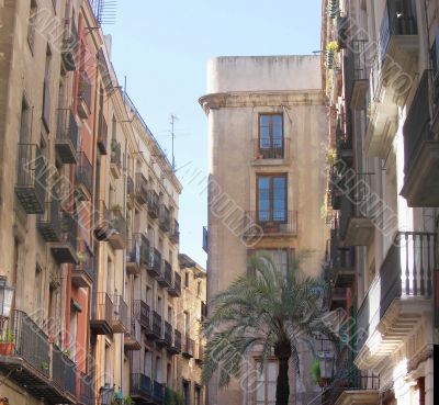 Barcelona. In old area Born