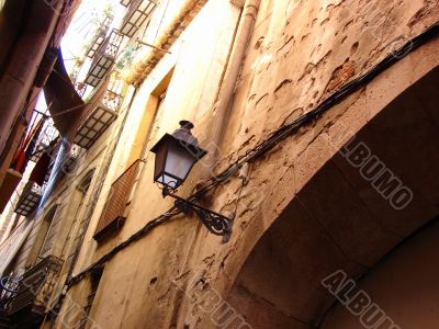 Old corner of Barcelona.