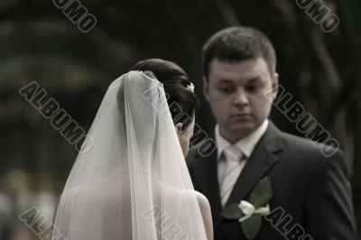 Newly-married couple