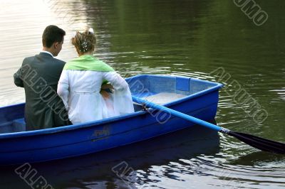 Newly-married couple