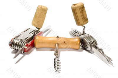 corkscrew front view
