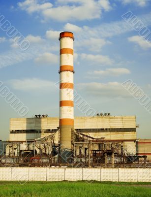 Factory chimney