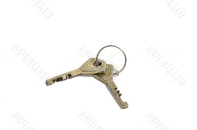 key on white