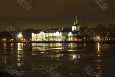 Night in country estate
