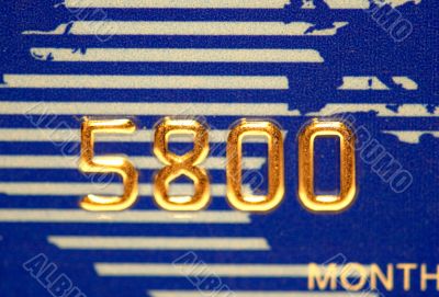 number of credit card