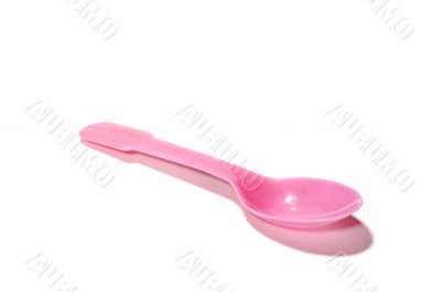 Pink spoon