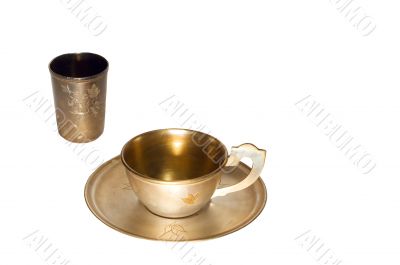 old tea service