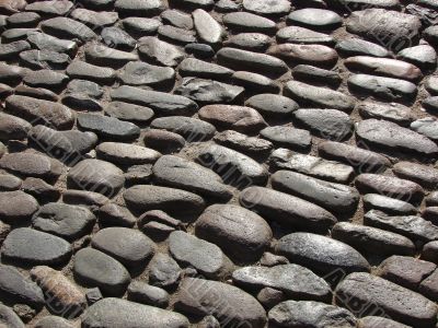 Cobblestone road