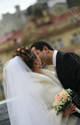 Newly-married couple