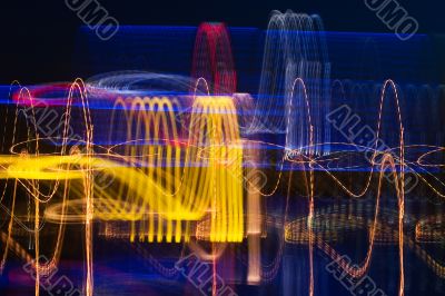 Cardiogram of night city