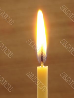 burning candle