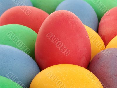 colored eggs