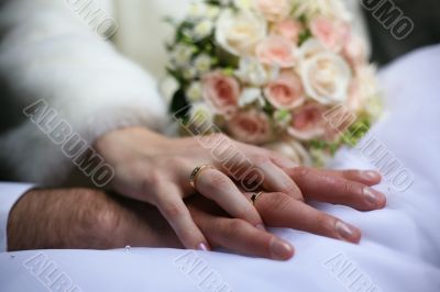 Newly-married couple