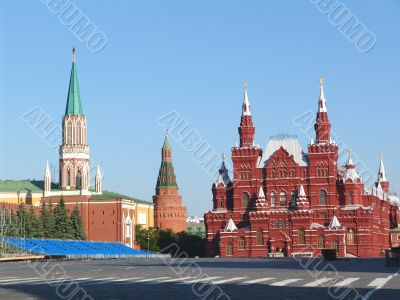 The red area