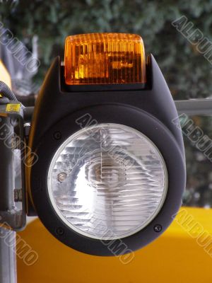 Tractor, headlight
