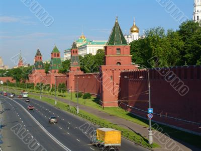 The Kremlin quay