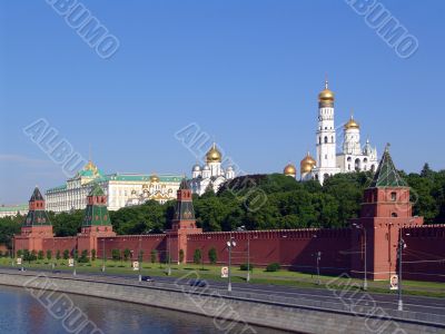 The Kremlin quay