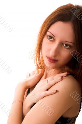 red-haired girl